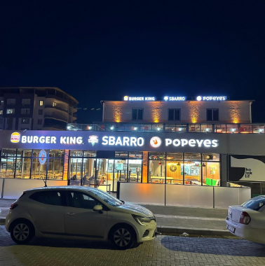 Adıyaman Sbarro Popeyes Burger King